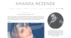 Desktop Screenshot of amandarezende.com